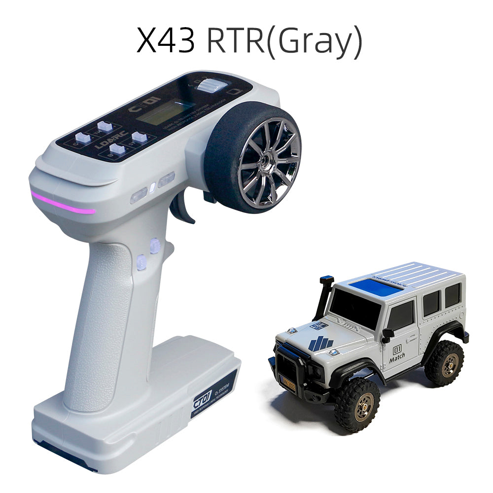 X43 Crawler RC car 1:43 4WD RTR mini climbing vehicle Toy