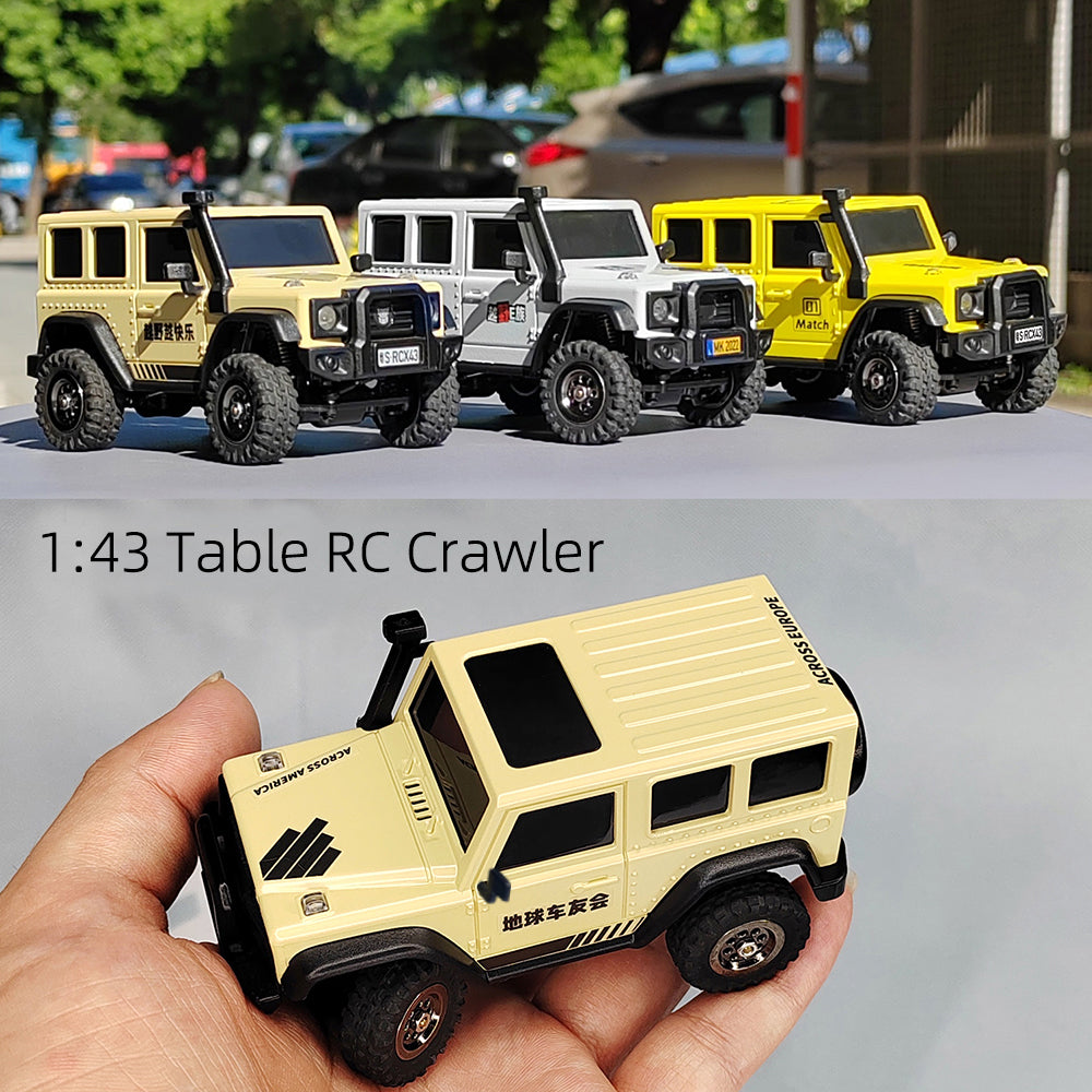 X43 Crawler RC car 1:43 4WD RTR mini climbing vehicle Toy