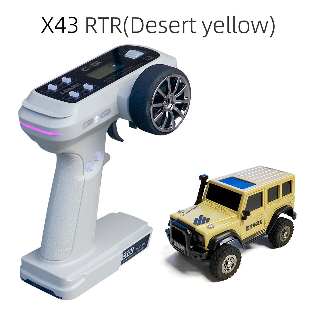 X43 Crawler RC car 1:43 4WD RTR mini climbing vehicle Toy