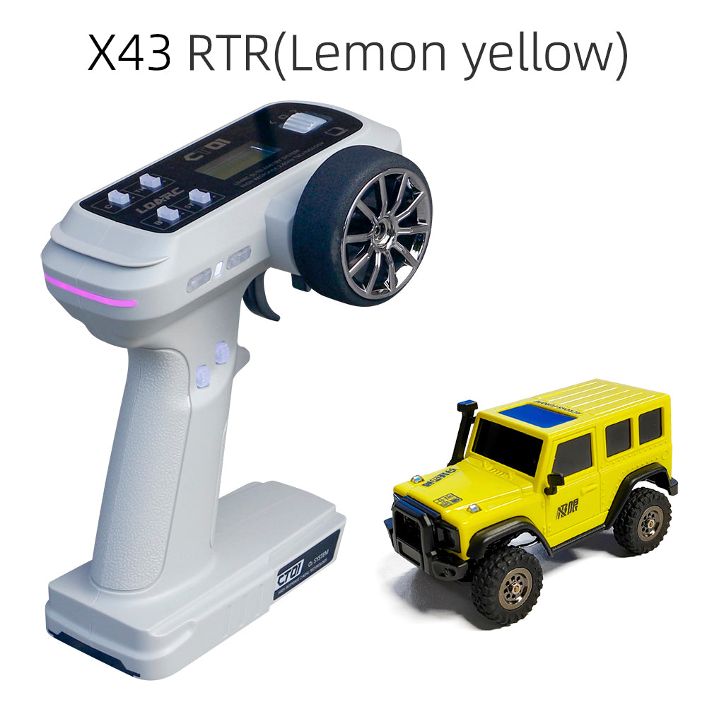 X43 Crawler RC car 1:43 4WD RTR mini climbing vehicle Toy