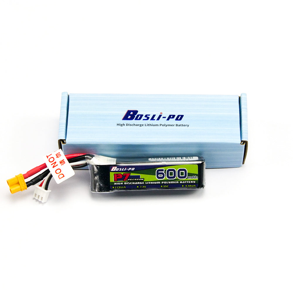 Hunter H-1 Humi 2S 600mAh 95C Lipo battery