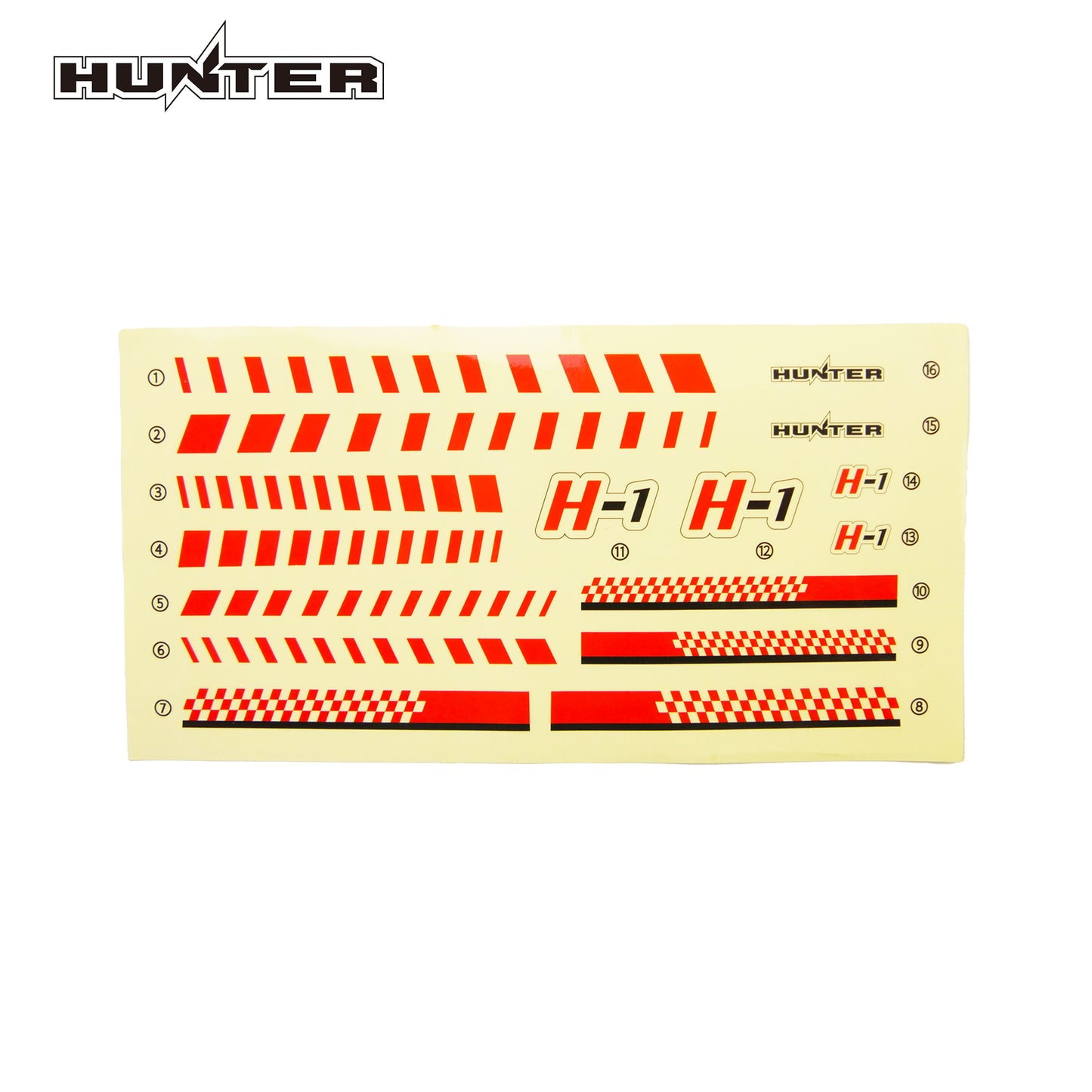 Hunter H1 Humi Decals